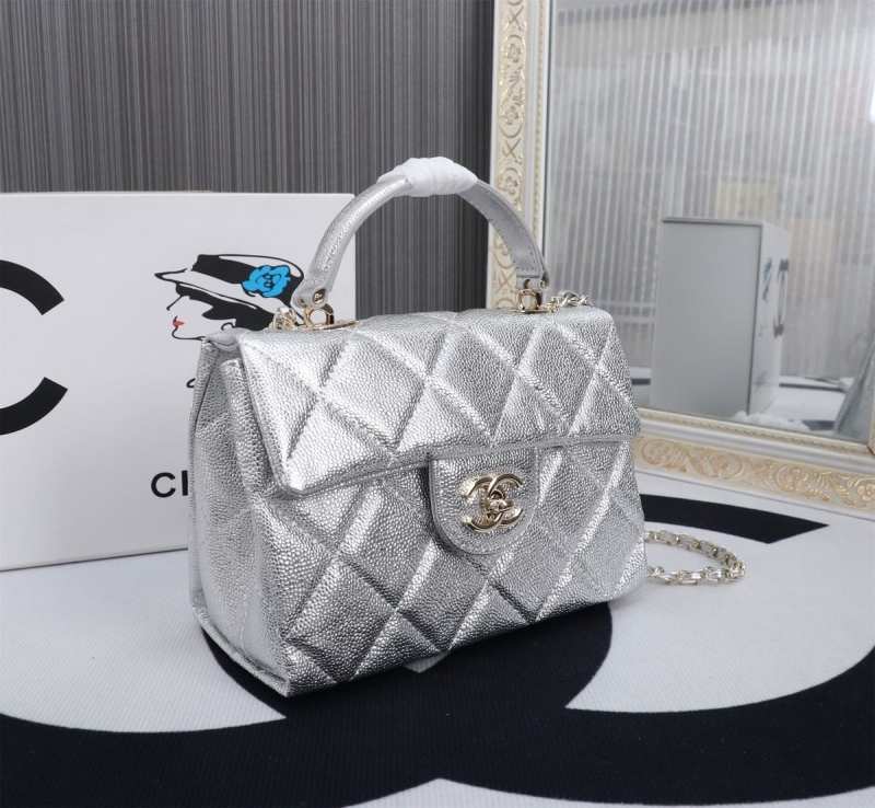 Ch**el top handle bags